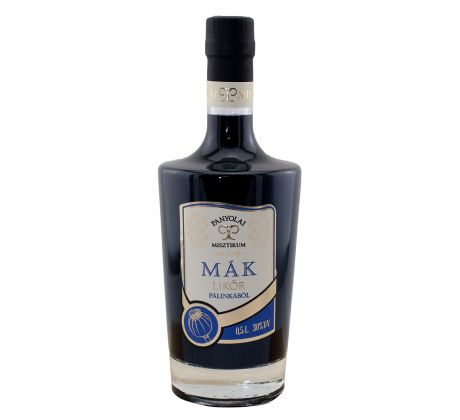 Panyolai Mystic Mohnlikör Mak / Misztikum Máklikőr, 30% Vol. 0,5 ltr.